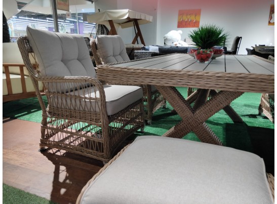 Обеденный комплект ALBERT из искусственного ротанга в Каменске-Уральском