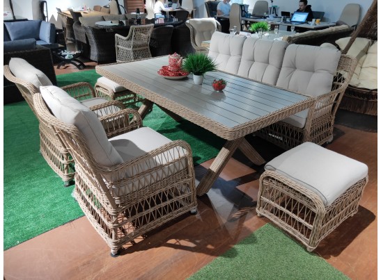 Обеденный комплект ALBERT из искусственного ротанга в Каменске-Уральском