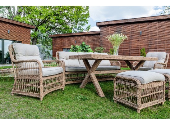 Обеденный комплект ALBERT из искусственного ротанга в Каменске-Уральском