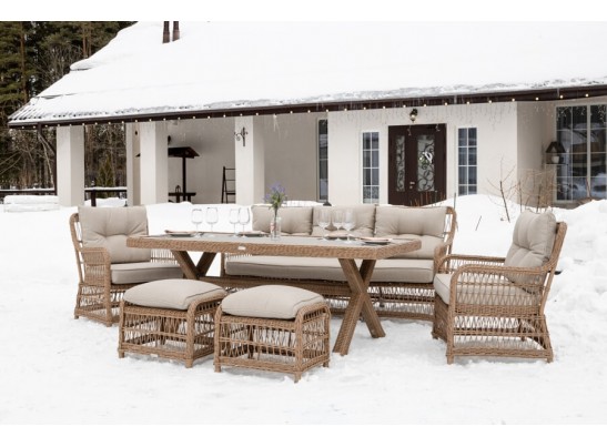 Обеденный комплект ALBERT из искусственного ротанга в Каменске-Уральском