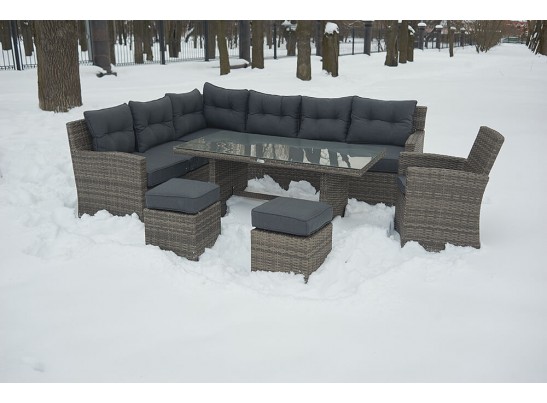 Угловой комплект Genry из искусственного ротанга в Каменске-Уральском