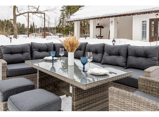 Угловой комплект Genry из искусственного ротанга в Каменске-Уральском