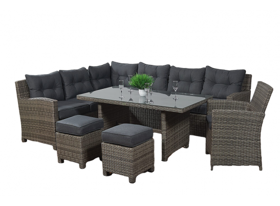 Угловой комплект Genry из искусственного ротанга в Каменске-Уральском