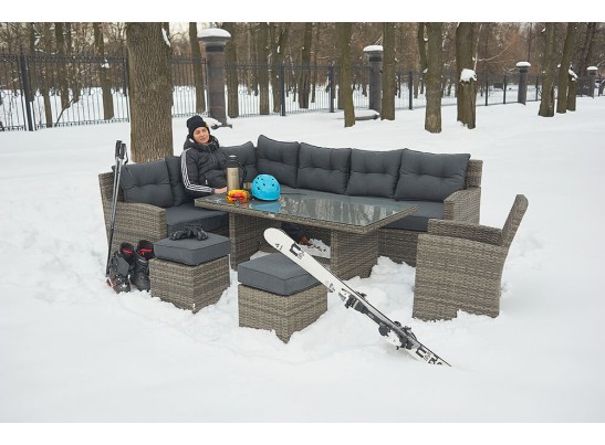 Угловой комплект Genry из искусственного ротанга в Каменске-Уральском