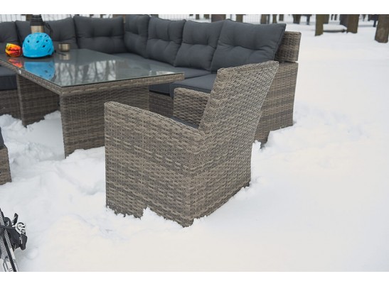 Угловой комплект Genry из искусственного ротанга в Каменске-Уральском