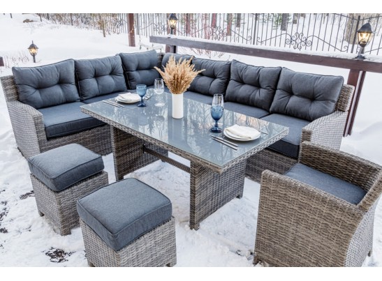 Угловой комплект Genry из искусственного ротанга в Каменске-Уральском