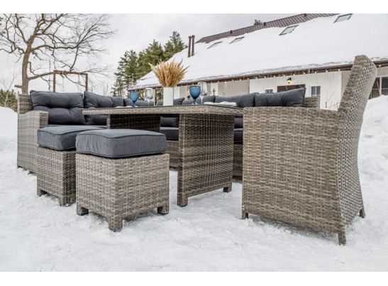 Угловой комплект Genry из искусственного ротанга в Каменске-Уральском