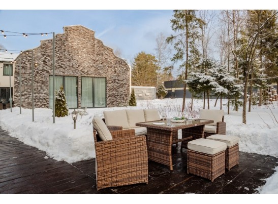 Комплект мебели ZOYA из искусственного ротанга (коричневый) в Каменске-Уральском