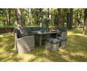 Комплект мебели ZOYA из искусственного ротанга (серый) в Каменске-Уральском