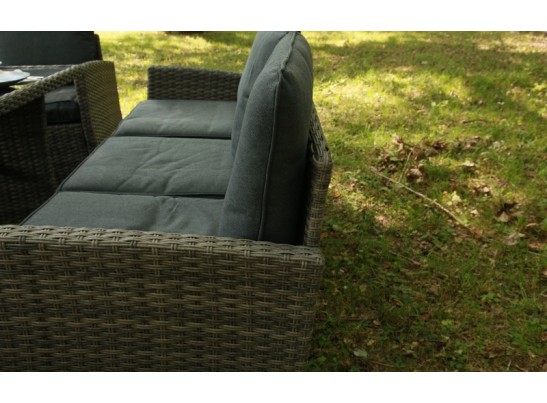 Комплект мебели ZOYA из искусственного ротанга (серый) в Каменске-Уральском