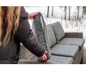 Комплект мебели ZOYA из искусственного ротанга (серый) в Каменске-Уральском