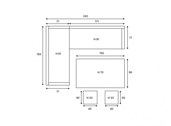 ZORRO серый комплект мебели из искусственного ротанга в Каменске-Уральском