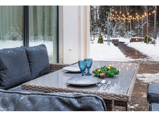 ZORRO серый комплект мебели из искусственного ротанга в Каменске-Уральском