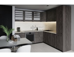 Кухня "Грей" 2400*2202 (возможный вариант комплектации)