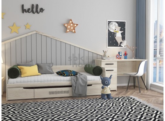 Подростковая мебель "Мале" (возможный вариант комплектации) в Каменске-Уральском