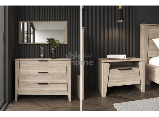 Спальня "Юта" (возможный вариант комплектации) в Каменске-Уральском