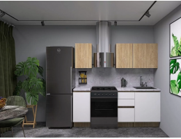 Кухня "Женева" 140 белая