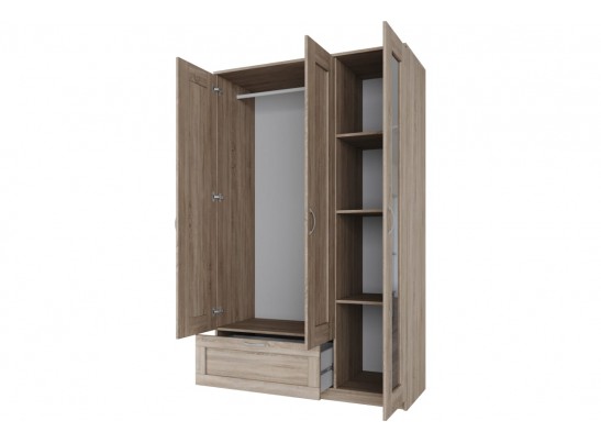 Шкаф 3 двери и 1 ящик СИРИУС 3 2.02.01.030.1 в Каменске-Уральском