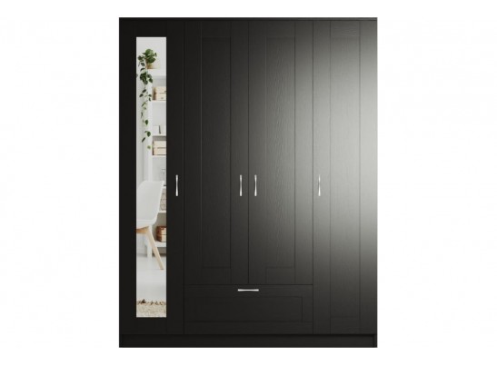 Шкаф 4 двери и 1 ящик с зеркалами СИРИУС 4 2.02.01.041.1 в Каменске-Уральском