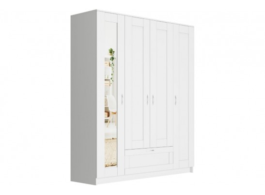 Шкаф 4 двери и 1 ящик с зеркалами СИРИУС 4 2.02.01.041.1 в Каменске-Уральском