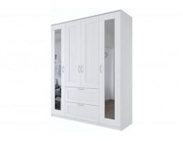 Шкаф 4 двери и 2 ящика с зеркалами СИРИУС 4 2.02.01.092.1