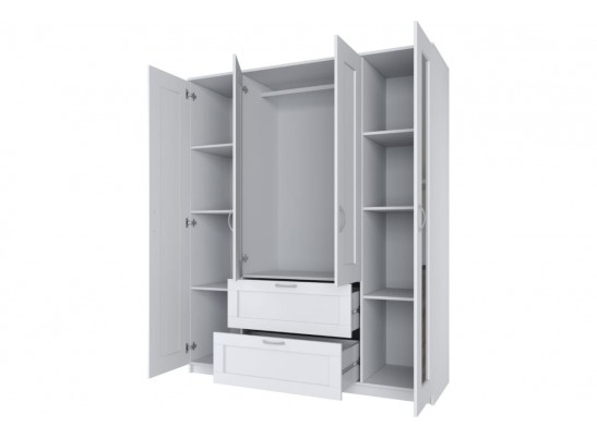 Шкаф 4 двери и 2 ящика с зеркалами СИРИУС 4 2.02.01.092.1 в Каменске-Уральском