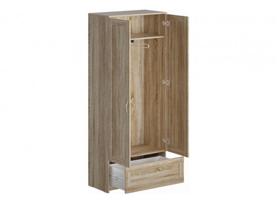 Шкаф 2 двери и 1 ящик СИРИУС 2 2.02.01.240.1 в Каменске-Уральском