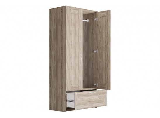 Шкаф 2 двери и 1 ящик СИРИУС 2 2.02.01.020.3 в Каменске-Уральском