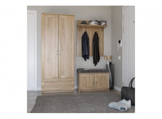 Шкаф 2 двери и 1 ящик СИРИУС 2 2.02.01.020.3 в Каменске-Уральском