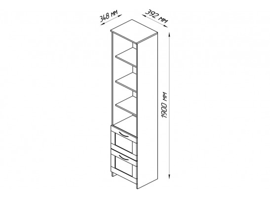 Стеллаж СИРИУС ящика 2.02.07.140.1 в Каменске-Уральском