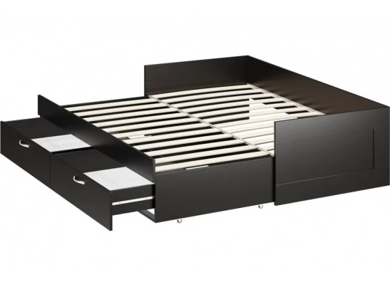 Кровать двуспальная раздвижная с ящиками СИРИУС в Каменске-Уральском