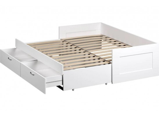 Кровать двуспальная раздвижная с ящиками СИРИУС в Каменске-Уральском