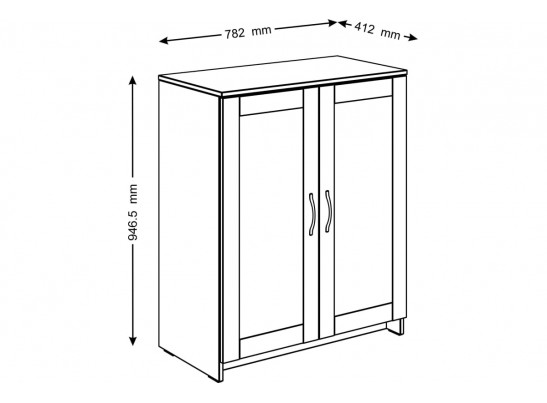 Тумба 2 двери СИРИУС 2.02.03.270.1 в Каменске-Уральском