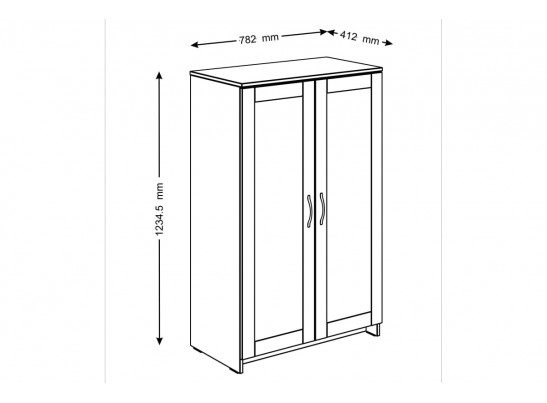 Тумба СИРИУС 2 двери 2.02.03.310.1 в Каменске-Уральском