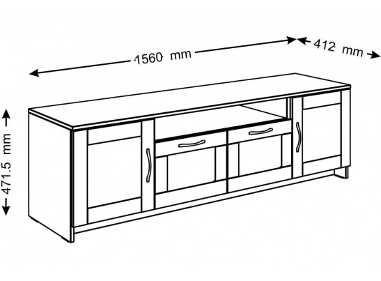 Тумба для ТВ СИРИУС 2.02.03.330.1 в Каменске-Уральском