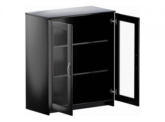 Тумба СИРИУС 2 двери со стеклом 2.02.03.360.1 в Каменске-Уральском