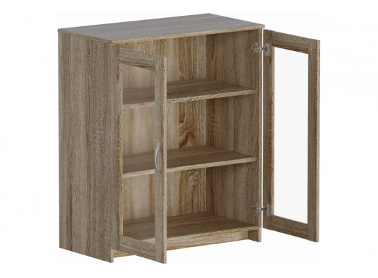Тумба СИРИУС 2 двери со стеклом 2.02.03.360.1 в Каменске-Уральском