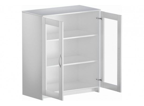 Тумба СИРИУС 2 двери со стеклом 2.02.03.360.1 в Каменске-Уральском