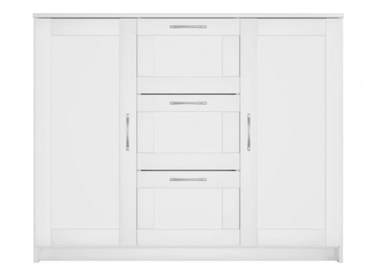 Тумба/комод СИРИУС 2 двери со стеклом и 3 ящика 2.02.03.380.1 в Каменске-Уральском