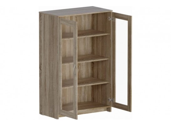 Тумба/комод СИРИУС 2 двери со стеклом 2.02.03.390.1 в Каменске-Уральском