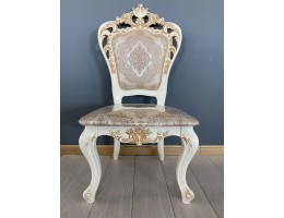 Стул Роза (слоновая кость, патина золото)