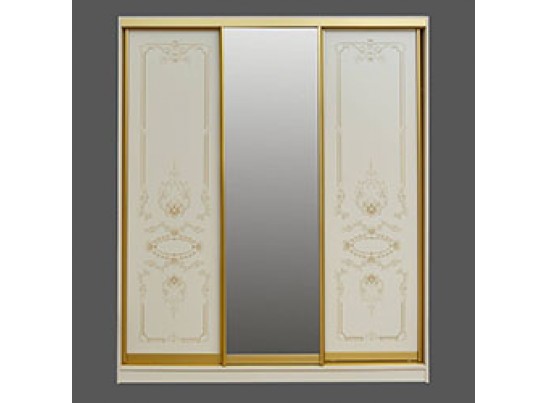 Шкаф-купе "Классика" 180, крем