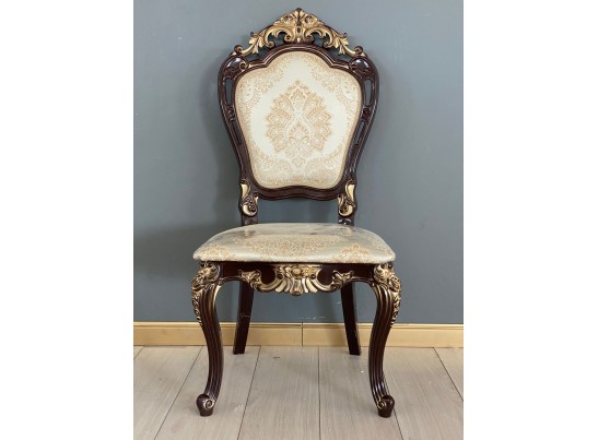 Стул Розалия (темный орех, патина золото)