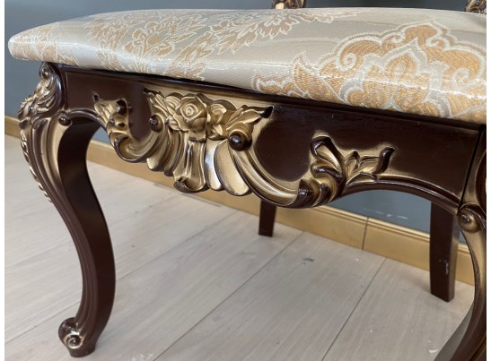 Стул Розалия (темный орех, патина золото)