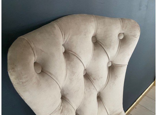 Стул с каретной стяжкой Ассоль 2 (слоновая кость, золото)