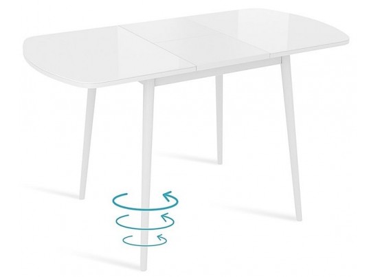 Стол Винер Mini R раздвижной со стеклом в Каменске-Уральском