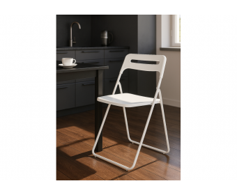 Пластиковый стул Fold складной white