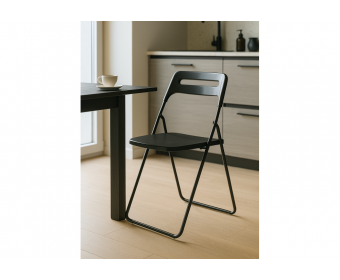 Пластиковый стул Fold складной black