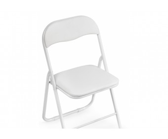 Стул на металлокаркасе Fold 1 складной white / white