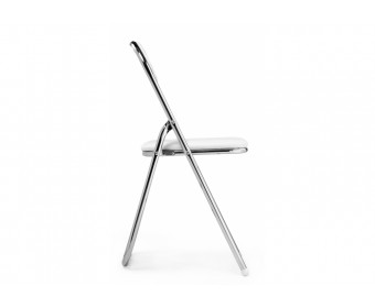Стул на металлокаркасе Fold 1 складной white / chrome